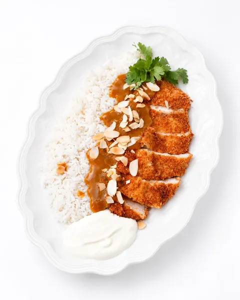Курица карри с рисом